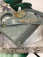 ABCDior Calf Patent Leather Rattan Tote Size: 20 x 16.5 x 8cm - Image 2