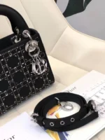 Black leather shoulder strap with full set of original packaging - Image 3