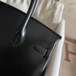 Birkin Box black black buckle ~ - Image 5