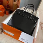 Birkin Box black black buckle ~ - Image 8
