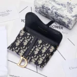 Blue Jacquard Clutch Bag Size: 11.5 x 7.5 x 2 cm Ref: S5654CTZQ_M928 - Image 9