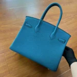 Birkin Size: 30 Cowboy Blue - Image 9