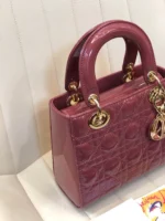 ABCDior Calf Lacquered Rattan Tote Size 20 x 16.5 x 8cm - Image 9