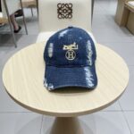 新款出货 HERMÈS (爱马仕)2025最新款牛仔棒球帽，时尚帅气质量超赞！