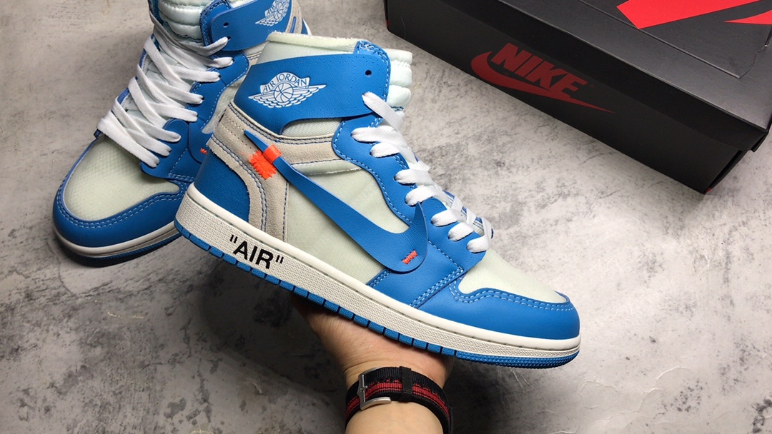 ▪公司级别
OFF-WHITE x Air Jordan AJ1 Retro High OW联名北卡蓝 AQ0818-148