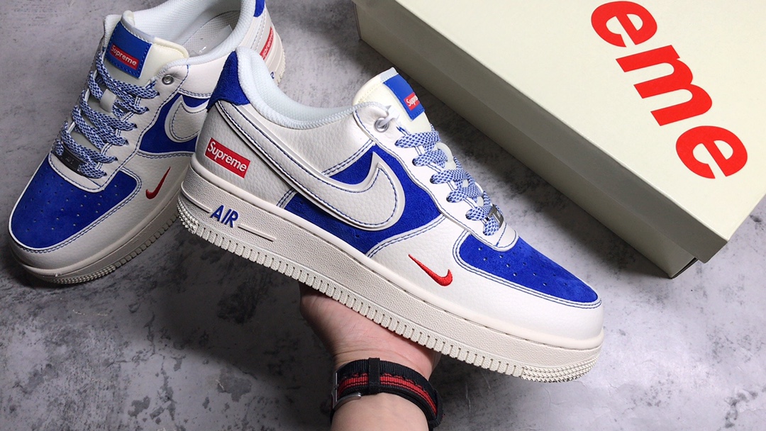 ▪️公司级别
NK Air Force 1'07 Low Supreme联名-米白群青 空军一号
