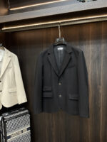 main recommendation 🌹  BC 2025ss early autumn new release ❤️ ‍ 🔥 BC suit jacket jacket, a popular autumn suit jacket jacket, with a classic logo embroidered on the chest in a single west style. Wearing it is a comfortable, relaxed, and slimming presence, lazy and casual. Combined with a clean and simple color scheme, it is particularly durable and suitable for daily wear~Introducing sporty items adorned with vibrant prints!Size: M-3XL with complete three sizes available for next day shipmentColor: Black KhakiH2025 new model launched - Image 2