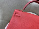 Kelly28cm 金扣 （Gold）法国🇫🇷togo Q5国旗红 rouge casaque 顶级纯手工 现货 - Image 4