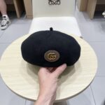 Gucci Gucci wool beret, pumpkin hat, hat shape super regular 100% wool fabric, head circumference 57cm - Image 6