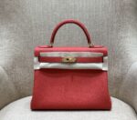 Kelly28cm 金扣 （Gold）法国🇫🇷togo Q5国旗红 rouge casaque 顶级纯手工 现货