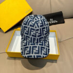New shipment!Comes with box bag, Fendi's new original baseball cap, double F-jacquard, a perennial hot selling item at the counter, with excellent reputation. Customized 1:1 mold, original jacquard sail fabric+top layer cowhide, lightweight and breathable! Excellent quality, basic head circumference of 56, adjustable patch. - Image 2