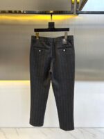 Vers Versace and SS Autumn/Winter New Men's Business Plush Thick Casual Pants, Platinum level Perfect Appearance, Directly Entering the Counter Nature, Extremely Unbeatable Micro Elastic Fabric Casual Pants, is a rare item in the industry in recent years. The quality, craftsmanship, fabric, and accessories subvert imagination, and the details are exquisite and exquisite. Customized original elastic cotton fabric! Creating a rebellious and tough personality color, the unique logo adds a lot of points, clever and exquisite, and the cutting and design continue the modern simplicity and efficiency of Italian style, bringing the tone of fashion aesthetics to the extreme. 29-38 None 35.37 (please indicate waist circumference when placing an order) - Image 2