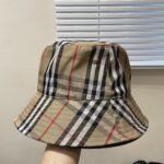 Comes with dust bagBurberry's hot selling item on Little Red Book! The original fisherman hat is a hot selling item at the counter, with a pure cotton lining that is lightweight and breathable. Perfect design, precise and accurate grid alignment, original factory quality, exclusive physical shooting, suitable for both men and women - Image 5