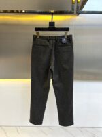 1V, SS Autumn/Winter New Men's Business Plush Thick Casual Pants Western Pants, platinum level perfect appearance, directly entering the counter nature, extremely awesome micro elastic fabric casual pants, is a rare item in the industry in recent years. The quality, craftsmanship, fabric, and accessories subvert imagination, and the details are exquisitely researched. Customized original elastic cotton fabric! Creating a rebellious and tough personality color, the unique logo adds a lot of points, clever and exquisite, and the cutting and design continue the modern simplicity and efficiency of Italian style, bringing the tone of fashion aesthetics to the extreme. 29-38, no 35, 37 (please indicate waist circumference when placing an order) - Image 2