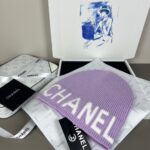 💰认准品质哦，精巯羊毛系列Chanel官网品质香奈儿秋冬网红时尚博主推荐款毛线帽，小红书爆款，手感超柔软舒适的针织线帽，弹性极佳！ - Image 5