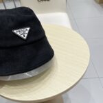💰rada普拉达开叉遮阳子女显脸布帽渔夫帽风防晒款春夏赫本优雅小盆帽蝴蝶结 - Image 3