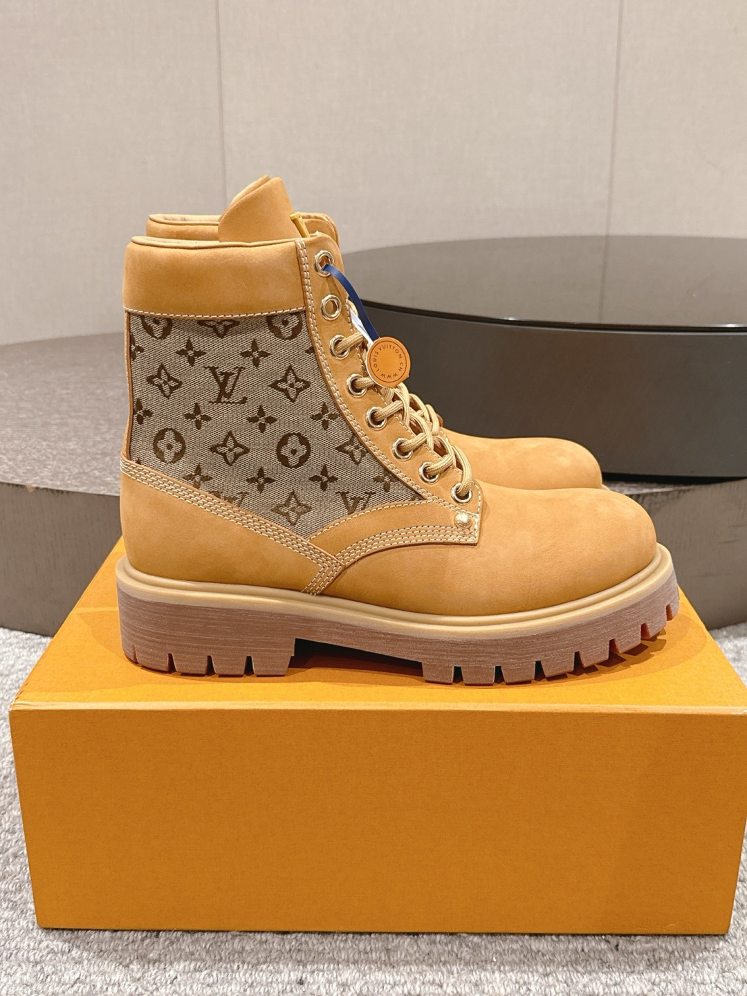 Louis Vuitton trainer boots