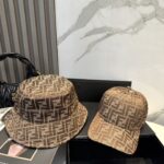 FENDI floral letter fisherman hat, FD's floral fisherman hat is really stylish, super popular fisherman hat, see the popular collection of fashionable and versatile all year round 🉑 Wearing a huge outfit is easy to match 🥰 - Image 8