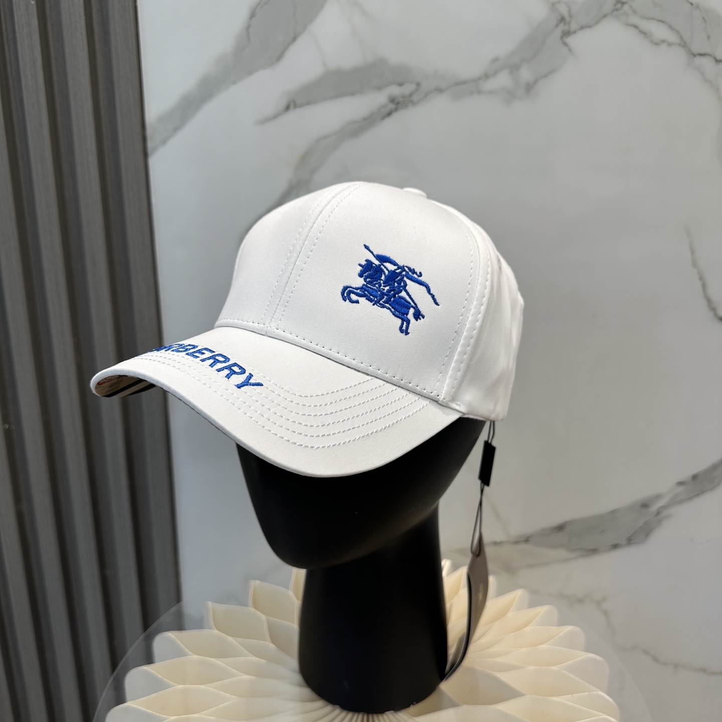 Burberry ☄️ Official website synchronized online 🎊  Korean version new British style customized 1:1 original single quality unisex baseball cap jacquard Meibang craft geological fabric high version quality 🔥🔥🔥