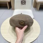 Gucci Gucci wool beret, pumpkin hat, hat shape super regular 100% wool fabric, head circumference 57cm - Image 7
