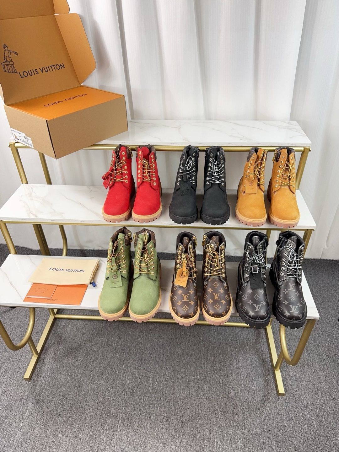 Louis Vuitton trainer boots