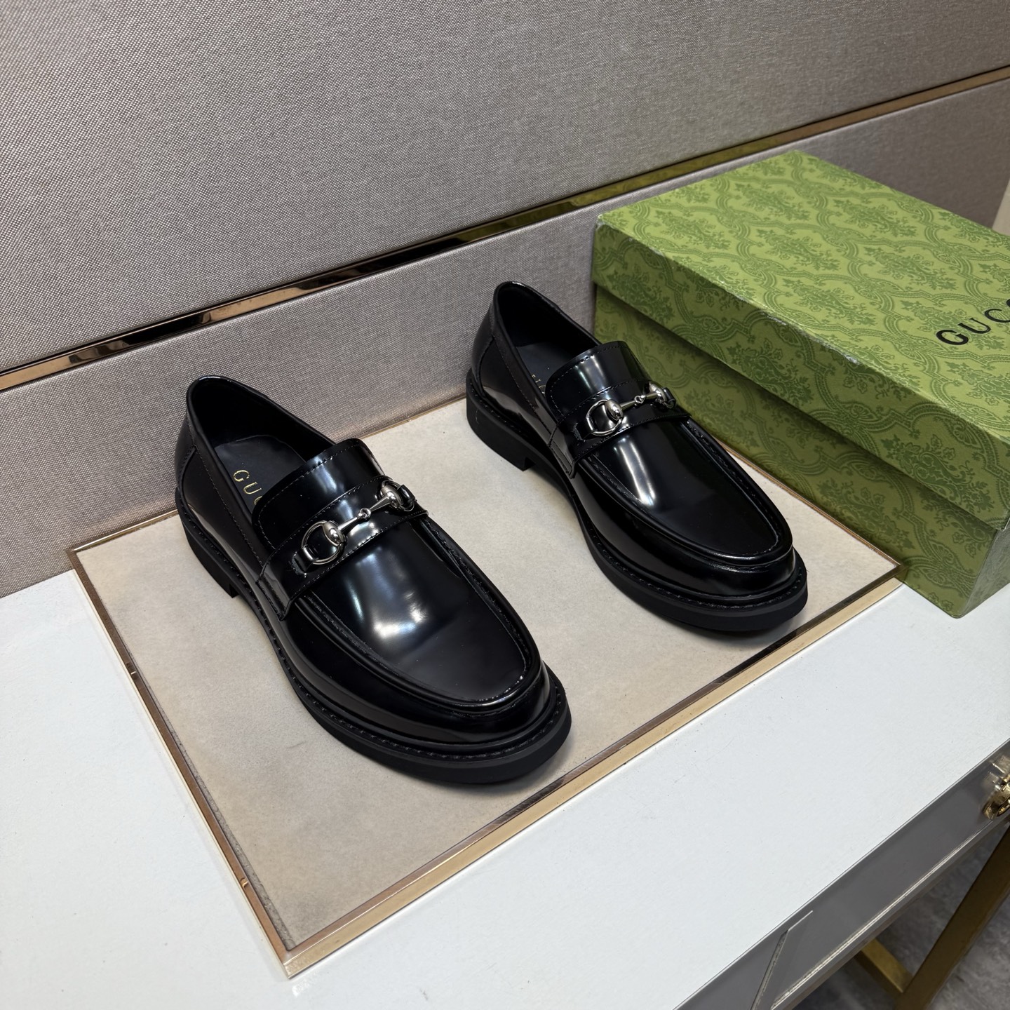 Gucci leather shoes, loafers