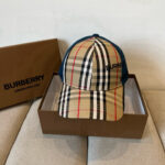 Burberry's new early spring baseball cap, simple yet fashionable, suitable for both men and women! High quality products, enjoy a sense of premium quality!