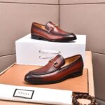 Gucci leather shoes, loafers - Image 3