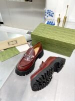 Gucci leather shoes, loafers - Image 3