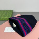 配防尘袋
GUCCI 古奇原单帽子官网新品发带装饰针织帽，爱心][爱心]羊毛羊绒双层帽子😱😘保暖又时尚，简单大方，更显时尚高端大气！ - Image 6