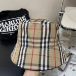 Comes with dust bagBurberry's hot selling item on Little Red Book! The original fisherman hat is a hot selling item at the counter, with a pure cotton lining that is lightweight and breathable. Perfect design, precise and accurate grid alignment, original factory quality, exclusive physical shooting, suitable for both men and women - Image 8