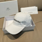 Comes with a box bag, Balenciaga classic original baseball cap, 1:1 custom mold, brand new 3D embroidery, exquisite and flawless! Original canvas fabric+top layer cowhide, meticulous workmanship, original factory quality, exclusive physical photography. - Image 3