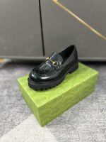 Gucci leather shoes, loafers - Image 5