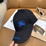 Burberry ☄️ Official website synchronized online 🎊  Korean version new British style customized 1:1 original single quality unisex baseball cap jacquard Meibang craft geological fabric high version quality 🔥🔥🔥 - Image 2