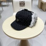 💰rada普拉达小众保暖雷锋帽防寒护耳毛绒鸭舌帽男女秋冬显脸小百搭棒球帽 - Image 2