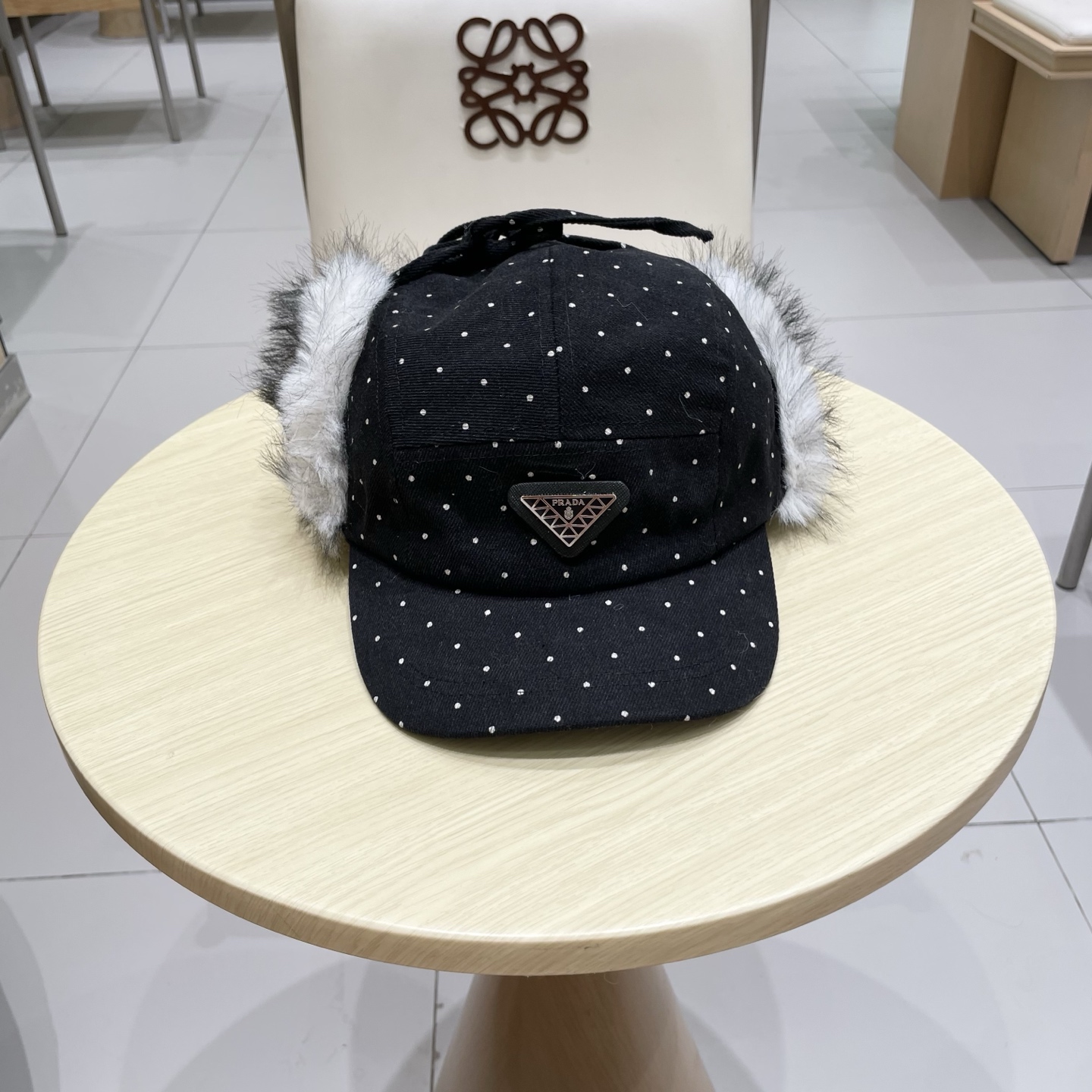 💰rada普拉达小众保暖雷锋帽防寒护耳毛绒鸭舌帽男女秋冬显脸小百搭棒球帽