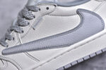 ▪细节鉴定
Travis Scott x Fragment Design x Air Jordan 1 Low OG SP AJ1 联名倒勾 低帮文化休闲板鞋 - Image 3