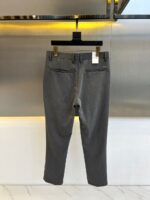 Dior and SS's new autumn and winter men's business plus velvet thick casual pants are platinum level perfect appearance, directly entering the counter nature. This is an extremely impressive micro elastic fabric casual pants, which is a rare item in the industry in recent years. The quality, craftsmanship, fabric, and accessories subvert imagination, and the details are quite exquisite and refined. Customized original elastic cotton fabric! Creating a rebellious and tough personality color, the unique logo adds a lot of points, clever and exquisite, and the cutting and design continue the modern simplicity and efficiency of Italian style, bringing the tone of fashion aesthetics to the extreme. 29-38 None 35, 37 (please indicate waist circumference when placing an order) - Image 2