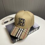 Comes with dust bagBurberry 3D embroidery, original baseball cap hot selling item at the counter, pure cotton lining, lightweight and breathable. Perfect design, precise and accurate grid alignment, original factory quality, exclusive physical shooting, suitable for both men and women! - Image 6