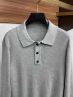 The latest fashion trend effect of the 2025 autumn and winter new knitted wool sweater long sleeved sweater, with fashionable new charm, elements and modern street style fusion, is a "heavenly official's work" with full beauty value Customer supplied knitted wool fabric! Flat series design! The touch is smooth and delicate, and the breathable and comfortable feeling is impeccable The minimalist and fashionable design comes from the latest techniques of trendy fashion, showcasing avant-garde and unique personality A must-have item for fashionistas to express the meticulous fashion atmosphere of the new season 👫 Same gender design. Size: M-3XL - Image 2