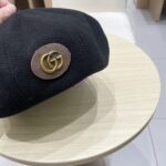 Gucci Gucci wool beret, pumpkin hat, hat shape super regular 100% wool fabric, head circumference 57cm - Image 7