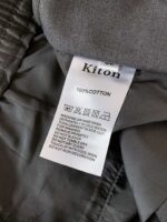 top, pantsKiton 2025FW Early Autumn New ProductCasual Hoodie Set | The Perfect Match of Neapolitan Craftsmanship and Modern LeisureTop: A Dual Play of Functionality and LuxuryThe hooded design injects casual tension into the shape while also considering practicality for daily wear. The three-dimensional KNT embroidery embellished on the garment and the brand logo on the buttons are a silent declaration of the brand's obsession with details. Selected high-end fabrics combine a crisp texture and comfortable drape, making it a casual item with a full tone when worn alone. The interior adds a sense of relaxation to formal wear, allowing for seamless switching between business and leisure scenes.Pants: a casual expression of high-end craftsmanshipThe pants adopt a micro elastic design, and the elastic design of the back waist hides a clever idea, which not only retains the sharp contour of the trousers, but also gives the wearer a comfortable experience without constraints. The same color KNT embroidery on the back pocket echoes the top, making the overall feel of the set stand out. Whether paired with a top to create a sophisticated look or worn alone to fit various shoe styles, it can easily embody the elegant and casual style of Neapolitan.From fabric selection to craftsmanship polishing, this hooded set embodies the brand's concept of "setting the tone for luxury leisure" and is a must-have for breaking through style boundaries in urban men's wardrobes.……………………………………………………❥∙Size：48-56 - Image 8