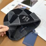 💛配防尘袋。【lv 路易威登】2025新款大牌刺绣针织毛线帽，男女款～时尚简约#保暖款 - Image 4