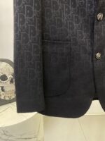 Dijia's new men's casual wool suit jacket for autumn 2025, made of high-end custom high-density suit fabric. The finished garment has been treated with silk gloss, making it super soft and comfortable, with an excellent texture. Fashionable and stylish upper body, meticulously crafted. The visual effect is super strong. Original tailoring at the counter, all original hardware accessories, and a unique trendy item in the wardrobe. Size: M-3XL 178 140kg L slim fit, maximum weight for wearing 190kg - Image 7
