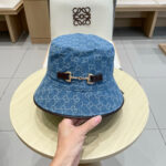 Original order qualityGUCCI Guqi Fisherman's Hat 👒 The new Gucci fisherman hat on the official website is on the rise, with exquisite craftsmanship and high-end atmosphere! Low profile luxury, easy to carry! Run volume! - Image 11