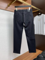 VT 25s Autumn/Winter New Men's Original Casual Pants Autumn/Winter New Collection Super Soft, Elastic Fabric, Complex Handicraft Overlapping, Any extra few seconds in the washing process will turn into a completely different color effect, making it even more precious, particularly long-lasting and durable... Using superior denim elastic texture, genuine leather tags, high-end metal accessories... to create a unique and original denim style! Original hardware accessories, super accurate design, comfortable and breathable, extremely high grade, counter quality, full of handsome upper body.Sizes: 29-38 None 37 - Image 8