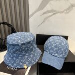 LV路易威登官网同步高版本 新款牛仔渔夫帽
火爆技术升级，洗水牛仔风街头风十足
更符合现在时尚小哥哥小姐姐的style，机场街拍超飒！ - Image 9