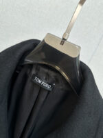 TF Tom Ford 2025 Autumn/Winter Men's Cashmere Coat: Defining Elegant Style with IngenuityOn the advanced path of autumn and winter wardrobes, a coat that combines texture and design is the core item that interprets taste. Tom Ford's new men's cashmere coat for autumn and winter 2025 continues the brand's commitment to luxury aesthetics, blending superior materials with exquisite tailoring to create a classic dressing choice for contemporary men that transcends occasions.The fabric serves as the cornerstone of texture, and this coat is made from imported Australian cashmere wool, sourced from high-quality Merino sheep wool fibers in Australia. The diameter is delicate and naturally curly, and after exquisite craftsmanship, it is woven into a fabric that combines a soft and skin friendly touch with excellent warmth. This fabric not only has excellent drape and can naturally fit the body's lines, but also has good wrinkle resistance and moisture wicking ability. Even in dry autumn and winter, it can maintain a comfortable and firm wearing experience.In terms of design, the mid to long silhouette balances warmth and body shaping effects, with a length that covers the hips perfectly, avoiding the thinness of the short silhouette and eliminating the need to worry about the drag of the long silhouette, making it suitable for various body types. The highlight is the back waistband design, which continues Tom Ford's precise control of line balance - presenting a relaxed and elegant casual posture when loosened, and outlining a sharp waistline when fastened, breaking the dullness of traditional coats and hiding design ingenuity in the minimalist silhouette.From formal attire for business commuting to casual wear for casual occasions, this coat can seamlessly adapt. Paired with a shirt and trousers, it is a low-key and introverted workplace style; Paired with a knitted sweater and casual pants, it reveals a calm and composed daily taste. The design language without exaggerated logos is precisely the embodiment of the brand's "low-key luxury" concept, making texture the best business card.Tom Ford's men's cashmere coat for autumn and winter 2025, with the natural luxury of Australian cashmere wool as the bone and the exquisite design of the back and waist as the soul, creates a wardrobe collection that can travel through time.Size: M-3XL - Image 3