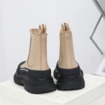 Mcq麦昆新款组合底切尔西靴//面开边珠里牛//size女35-40/男39-44 - Image 4