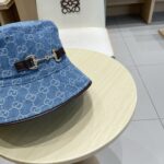 Original order qualityGUCCI Guqi Fisherman's Hat 👒 The new Gucci fisherman hat on the official website is on the rise, with exquisite craftsmanship and high-end atmosphere! Low profile luxury, easy to carry! Run volume! - Image 5